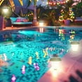 thumbnail image 6 of Solar Garden Lamps for Outdoor Use Colorful Glow Pool Light for Stairs Patios Fences and More 4PCS, 6 of 6