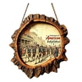 thumbnail image 2 of Tong Independence Day Wooden Hanging Sign Patriotic Home For 4th Of July Celebrations, 2 of 4