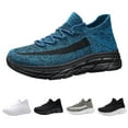 thumbnail image 2 of XIMIN Men's Slip On Walking Non Slip Athletic Gym Workout Shoes Running Comfortable Tennis Breathable Lightweight Casual Fashion Tennis Sneakers, 2 of 9