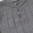 thumbnail image 6 of Lmnyox Sweaters for Kids Fall Winter Solid Color Button Crew Neck Pullover Long Sleeve Knitted Sweater Tops, 6 of 9