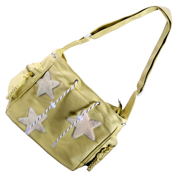 Women All-matching Aesthetic Crossbody Bag Star Pattern Shoulder Bag Student School Bag Large Capacity Messengers Bag