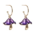 thumbnail image 3 of Xihbxyly Pendientes de Gota de Aceite de Colores, Bonitos Pendientes de Botón, de Aleación, Brillantes y Elegantes, Regalo Perfecto para Tus Seres Queridos, para Uso Diario, Accesorios de Ensueño., 3 of 5