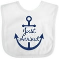 thumbnail image 3 of Inktastic Just Arrived Nautical Anchor Boys or Girls Baby Bib, 3 of 4