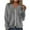 Gray, variant on Clearance Women Bomber Jacket Full Zip Up Coat with Pockets Long Sleeve Casual Solid Cropped Outerwear (XL, White)