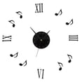 thumbnail image 2 of Reloj de pared sin marco con efecto 3D, autoadhesivo, impermeable, sencillo, para oficina, dormitorio y hogar., 2 of 14