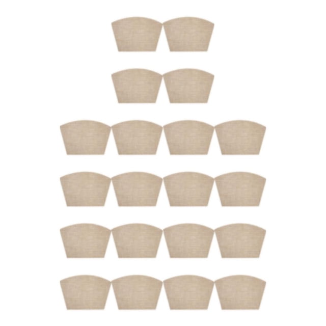 Manteles individuales Injueey 4 Uds redonda en forma de cuña tejido limpio aislamiento térmico antideslizante cocina Mat restaurante Beige