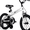 Sliver, variant on JOYSTAR 14 Inch Kids Bike with Training Wheels & Handbrake for Ages 3-5 Years Old Boys and Girls, Silver