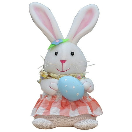 

EASTER Decorations Easter Bunny For Home Decor Spring Easter Plush Bunny Ornaments Light For Table Indoor Easter Basket Stuffers Rabbit