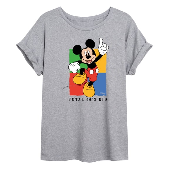 Disney - Total 90s Kid  - Juniors Ideal Flowy Muscle T-Shirt
