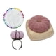 thumbnail image 2 of Cojín de costura con forma de calabaza y diseño portátil Rosa, 2 of 9