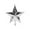 Silver-M, variant on Christmas Tree Topper Star, Plastic Holiday Tree Decoration, Shimmering Silver Star for Decor(Silver-S)