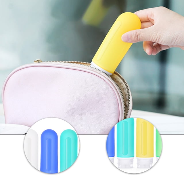 NUOLUX 6Ud Portátiles De Silicona Para Almacenamiento Viaje Resistentes A Color Navy