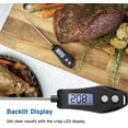 thumbnail image 3 of Etekcity EMT100 Digital Instant Read Meat Thermometer, 5"Long Probe, Black, 3 of 6
