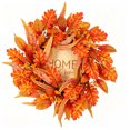 thumbnail image 1 of Fall Decor 19.7 Inch Realistic Fall Wreath, Artificial Autumn Maple Leaves Wreath For Thanksgiving Halloween Front Door Home Wall Farmhouse Harvest Festival Outdoor Indoor Decor, 1 of 6