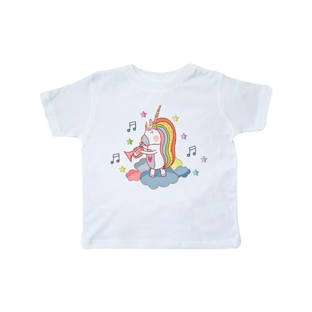 

Inktastic Unicorn Trumpet Music Gift Toddler Toddler Girl T-Shirt