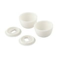 thumbnail image 6 of Wuweikeji 4 pairs ABS Engineering resin rust-proof toilet bolt cover 3.5cm ultra thin design White easy-to-clean bathroom accessories, 6 of 12