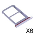 thumbnail image 1 of 5x Reemplazo de Adaptador de Soporte de Ranura de Bandeja de Tarjeta SIM Baoblaze Plateado 6 piezas, 1 of 8