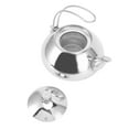 thumbnail image 4 of Stainless Steel Teapot, Food Grade 1.5L Brushed Stainless Steel Tea Pots Dishwasher Safe With Infuser For Tea Bags For Home, 4 of 8