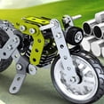 thumbnail image 6 of BESTSKY Erector Set Motorcycle,Stainless Steel Metal Building Sets,Splicing Molding Erector Sets for Boys Age 8-12,Style 3, 6 of 6