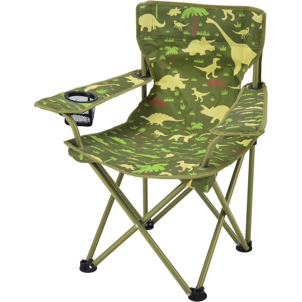 Ozark Trail Kids Chair, Dinosaur Green