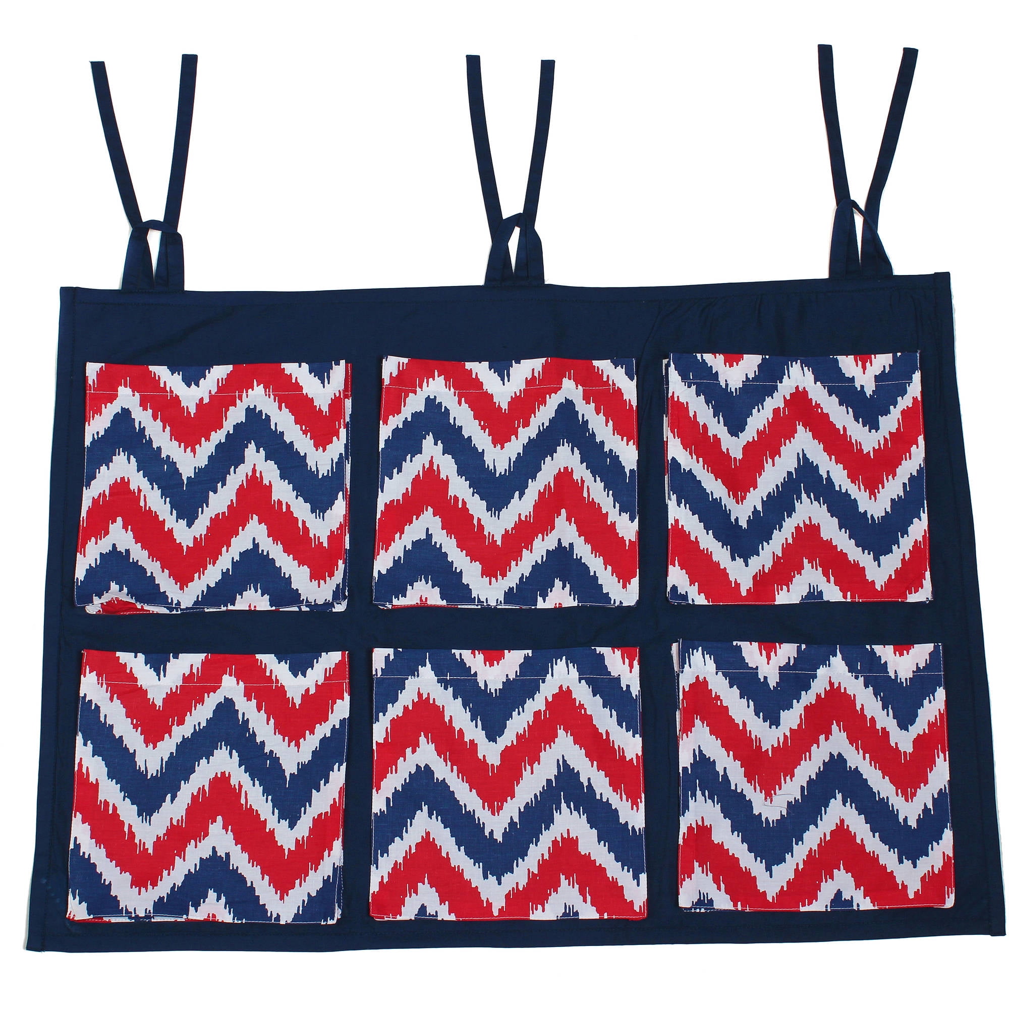 Changing Table Storage Runner, Purple Bacati Mix N Match Ikat Zigzag//Chevron Nursery Storage