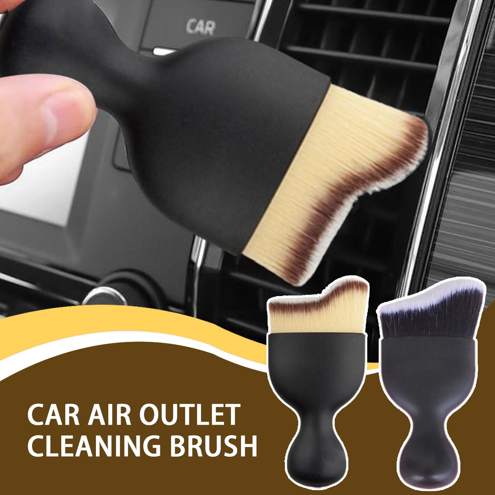 2PCS Soft Car Interior Cleaning Brush Car Detailing Brush Dashboard Air