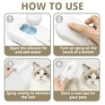 thumbnail image 4 of Electric Spray Pet Brush, 2-in-1 Steamy Cat Brush with Water Tank, Mist Massage Grooming Comb for Long and Short Hair Dogs and Cats, 4 of 6