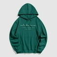 thumbnail image 2 of WZXFASHION Chandail à Capuchon pour Femmes avec Lettres « Maff Caff » Imprimées, Manches Longues, Poche, Rabais de 50 % Liquidation, Chandail à Capuchon Léger à Fermeture Éclair, 2 of 5