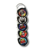 Premium Lighter Leash Retractable BIC Lighter Clip Holder Cover Designer Case- Tattoo Series- Assorted Design(5)