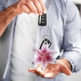 thumbnail image 7 of Lifelike Lily Keychain Bag Charm Simulation Lily Flower Hanging Keyring Pendant Chic Bag Pendant Accessories, 7 of 7