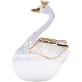 thumbnail image 2 of HTOOQ Storm Glass Weather Station Crystal Swan Figurine Water Drop Weather Predictor Storm Forecast Decorative Weather Glass Crystal Bottle Storm Glass Desktop Decoration - -, 2 of 9