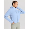 thumbnail image 3 of FUNING Womens Zip Up Hoodies Jackets Cropped Sweatshirts Fleece Fall Outfits Casual Comfy Y2k Tops Winter Clothes 2025, 3 of 6