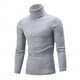thumbnail image 5 of Suéter de cuello alto para hombre de Europa y Estados Unidos, camisa de color sólido con parte inferior, moda de alto sentido para hombre Joker, 5 of 5