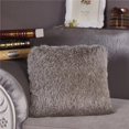 thumbnail image 1 of Amazing Rugs PIL-NSL-2018 18 x 18 in. Decorative Shaggy Pillow with Lurex in Silver, 1 of 1