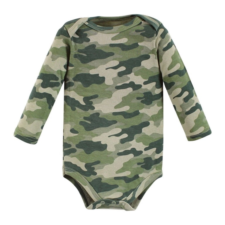 Hudson Baby Long-Sleeve Bodysuits, 7-Pack, Into the Woods photo 5