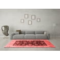 thumbnail image 3 of Ahgly Company Indoor Rectangle Oriental Red Industrial Area Rugs, 7' x 9', 3 of 4