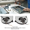 thumbnail image 4 of CPU and GPU Fan, Durable 4 Pin Connector Replacement Heat Dissipation Portable Laptop Cooling Fan  for P72F for G7 7588, 4 of 8