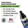 thumbnail image 3 of FootCure Foot Odor Spray - Tea Tree Shoe Deodorizer for Smelly Feet's, Athletes Foot Spray Odor Eliminator, No Smelly Shoes 120ml, 3 of 11