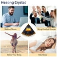 thumbnail image 4 of Orgone Pyramid Flower of Life Money Healing Crystals Pyramid for Positive Energy with Tiger's Eye Stones and Luck White Crystal That Promotes Wealth, Prosperity and attracts Success, 4 of 6