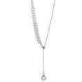 thumbnail image 4 of Collar sencillo de perlas con forma de espiga de trigo para mujer, collar con colgante de hoja de sauce y perlas, collar largo de estilo frío para clavícula., 4 of 7
