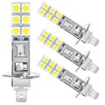 thumbnail image 2 of 4PCS H1 6000K Super White 80W LED Headlight Bulbs Kit Fog Driving Light, 2 of 5