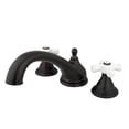thumbnail image 1 of Kingston Brass KS5535PX 8 Inch -18 Inch Widespread Roman Tub Filler - Oil Rubbed Bronze, 1 of 2
