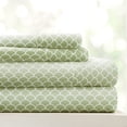 thumbnail image 3 of Linen Market 4 Piece Sheet Set Patterned, Queen, Scallop Sage, 3 of 4