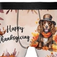 thumbnail image 4 of Happy Thanksgiving Cocker Spaniel Welcome Thankful Fall Autumn Pumpkin All Over Print Boxer Briefs Underwear for Men Dad Cockers Dog Lover Gifts - 02021, 4 of 6