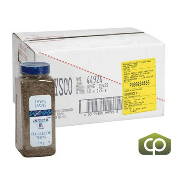 McCormick Imperial Spice Thyme Leaves 175g (0.39 lbs) (12/Case)