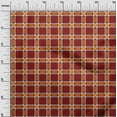 thumbnail image 2 of oneOone Organic Cotton Voile Fabric Tartan Check Print Fabric By The Yard 42 Inch Wide, 2 of 4