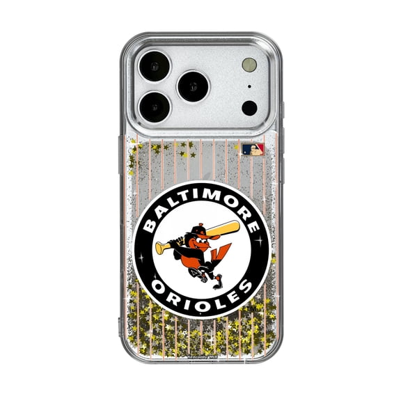 Baltimore Orioles 1966-1969 Cooperstown Pinstripe iPhone Glitter Case
