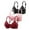 BK2, variant on Bra for Women Lightweight Breathable Wireless Summer Everyday Support Underwire-Free Cupless Non- Flexible Comfort Bra for Daily Wear 3PCS Blue 42
