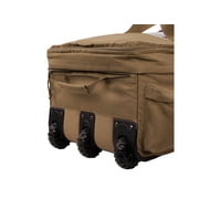 Condor Outdoor 37in Haul Rolling Duffle Bag, Coyote Brown