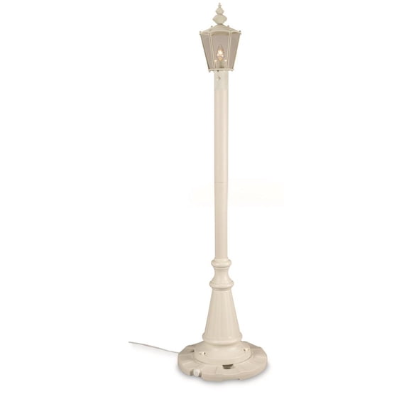 Patio Living Cambridge 00421 Single Lantern Patio Lamp-Color:White